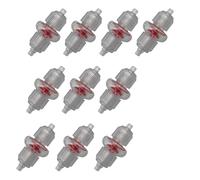 JDNH 10PCS Aquarium Air Pumps Check Valves Unidirectional NonReturn 3/16 Inch Tubing Anti Backflow Fish Tanks Accessories Aquarium Check Red