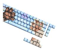 JDNH 3 Cats Paws Party Theme 74Key Shine-Through Keycaps Side Engraved Backlit for Mechanical Keyboards Side Print Keycaps