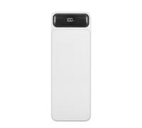 JDNH 4/6 / 8 / 10Slot18650 Battery Holder Case NonWelding Design High Capacity PowerBank Shell Features Quick Charging Technology Weldingfree Mobile Power Assembly White