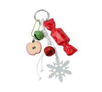 JDNH Bag Charm Pendant Keyring Christmas Braided Rope Keychain for Backpack Purses Handbags Decorations Accessories Pendant