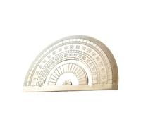 JDNH Brass Vintage Triangular Ruler Geometry Scale Ruler Protractor Stationery Precisions Measuring Tool Easy to Use Protractor Stationery Precisions Measuring Tool