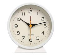 JDNH Creative Metal Small Alarm Clock Rural FreshsDesktop Event Desk Decor Small Analogues Contemporary Cool Mintalarm Snooze Light Up Minimalists Adapdesk