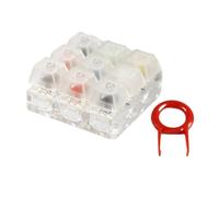 JDNH Customizable 9 Color Mechanical Switches Tester with Observation Window for Dynamics Study Keyboards Testing Device