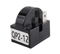 JDNH Duty Starter for Refrigerator Freezer Compressor Shock Resistant Easy Mounting QP2-12 22 33 ABS Starter for Refrigerator