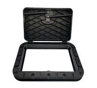 JDNH Ergonomic Handle Marine Access Hatches UV Stabilized ABS 25x35cm Deck Plate Suitable for Watercrafts Boats Kayak Kayak Canoe Hatches Pull Out Handle