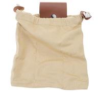 JDNH Foraging Bag Outdoor Picking Fruit Canvas Pouches PU Leather Belt Pouches With Drawstring Canvas Pouch Pu Leather Belt Pouch Fruit Bag With Drawstring