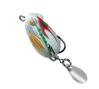 JDNH Frogs Lures for Blackfish Baits 3cm 3.2g PVC Fishing Simulated Frogs Baits with Double Hook & Fishing Lures