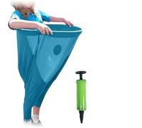 JDNH Funny Granny Pants Yard Game Set with 4 Ball Freaky Party Pant Parent Child Pitching Games Props Toy Enduring Entertainment Throwing Giants Elastic Pants