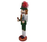 JDNH German Bavarian Oktoberfests Nutcrackers Ornament Wooden Nutcrackers Figures Ornament for Bavarian German Party Decors