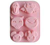 JDNH Halloween Theme Cake Silicone Baking Mold Chocolate Mold Candy Fondant Molds 2 Styles to Choose Halloween Chocolate Molds Silicone
