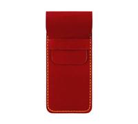 JDNH Leather Fountain Pen Case Water Resistant Pen Organiser Portable Pencil Pouches for Men Women Writing Essential Storage Leather Sleeve