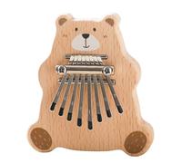 JDNH Marimba 7 Keys Thumb Piano Finger Marimba Instrument for Music Lover, Wood 7 Keys Marimba Thumb Piano for Kids Adults