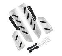 JDNH Motorcycle Foot Pegs Not Slip Pedals with Anti Fall Pads Aluminum Design Enhanced Grip Simple Installs for 350 NSS350 Motorcycle Footrest Pads with Crash Defense