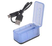 JDNH Multi-Function Camera Battery Box with Adaptive & Card Slot for Organized On-the-Go Multi Protections Charging Station