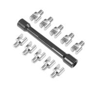 JDNH Multiple Size Motorcycle Spoke Wrench Set Strong Metal General Motorcycle Spanner Set for Tire Wire Maintenanc Adjustable Nipple Wrench Tool