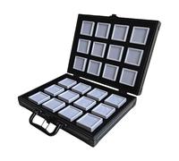 JDNH Multipurpose Aluminum Alloy Gemstones Storage Case with Flocking Sponge Interior for Protective and Display Solution Jewelry Protective Box