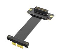 JDNH PCIe 5.0 Risers Cable Double 90 Degrees Vertical for Easy GPU Networking Card Integration in BTX Enclosures Supporting 5.0 Speeds GPU Risers