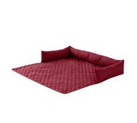 JDNH Pet Mattress Soft Blanket Mat Furniture for Home Use Elegant Rectangular Bed Cushion Thicken Bed for Puppy Dog Sofa Covering