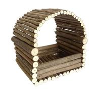 JDNH Rabbits Hamster Houses Teeth Grinding Natural Wood Branch Weaving Huts for Small Animals Safe Enclosed Habitat