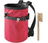JDNH Rock Climbing Chalk Bag With Brush & Zippers Pockets Adjustable Bouldering Chalk Bag Bucket For Gym Climbing Gymnastic Magnesia Powder