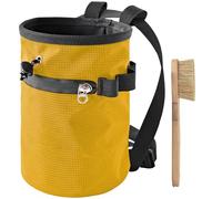 JDNH Rock Climbing Chalk Bag With Brush & Zippers Pockets Adjustable Bouldering Chalk Bag Bucket For Gym Climbing Gymnastic Magnesia Powder