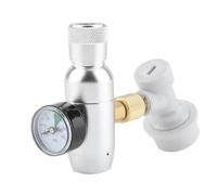 JDNH Small CO2 Regulator 0-60PSI Pressure Reducing Valves Pressure Adjust Valves Suitable for Home Brew and Sodas Water Small Adapter
