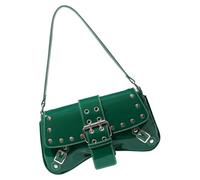 JDNH Sophisticated Armpit Bag For Women Studded Handbag PU Leather Shoulder Bags Trendy Underarm Purse For Various Occasion Fashion Shoulder Bag
