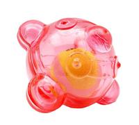 JDNH Training Chew Balls With Squeaky Sound High Elasticity For Chasing & Teething Relief Dog Interaction Toy For Aggressive Chewers