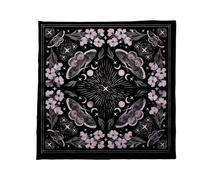 JDNH Velvets Tarots Reading Cloth Occult Symbols Artistic Velvets Divination Mats Spiritual Practice Accessory Portable Tarots Cloth