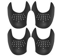 Jdomall 2 Pairs Shoes Crease Protector Toe Box, Prevent Sneaker Shoes Crease Protector for Men,Black