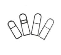 Jdonvtj Central Control Trim for VW for Golf 4 for Jetta for Bora 1999-2004 Car Interior Door Handle Bowl Frame Cover Carbon Fiber Trim Inner Centre Console Trim(Type A)