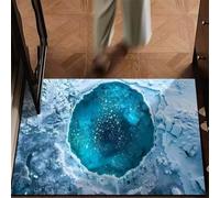 Jdozfo Bath Mat 70x140cm Super Absorbent Bathroom Mat Non-Slip Quick Dry Bath Mats for Bathroom for Kitchen Bathtub Shower Floor Room Decor Soft Thick Rug Landscape 6-629