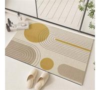 Jdozfo Bath Mat 80x120cm Super Absorbent Bathroom Mat Non-Slip Quick Dry Bath Mats for Bathroom for Kitchen Bathtub Shower Floor Room Decor Soft Thick Rug Art 6-137