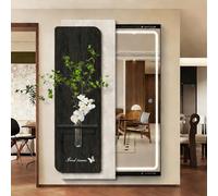 JDPYURV Modern 3D wall art decor with LED lights, creative 3D LED wall art, lighted wall sculptures, large wall hanging mural for bedroom, living room, office(C,RIGHT_47*112CM/18.5 * 44IN)