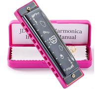 JDR Harmonica C, Harp 10-Hole Diatonic Blues, for Kids Beginners Adults
