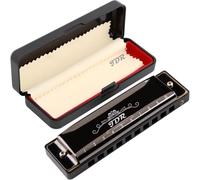 JDR Harmonica C, Harp 10-Hole Diatonic Blues, for Kids Beginners Adults