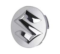 JDRDP 4 Pcs Wheel Centre Caps for Suzuki Across 2020-54mm, Snap-On Alloy Wheel Cap Replacement Sunscreen Waterproof Styling Accessories,Silver