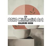 JD's Boho Minimalist Art Coloring Book: Abstract Coloring Pages for Relaxation and Stress Relief, for Teens and Adults
