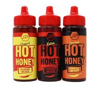 JD's Hot Honey 3 Set Jalapeno Habanero Chipotle 260g x 3 Sauces