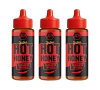 JD's Hot Honey Sauce, 260g, Flavours- Original Jalapeño, Smoked Chipotle, Extra Hot Habanero Infused - For Drizzling over your Favourite Foods (3 Pack, XXTRA Habanero)