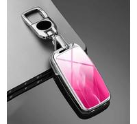 JDUYHS Car Key Cover for 2023 Jaguar XFL XEL F PACE E PACE XJL 2024 F Type, Buttons Car Key Fob Case Car Key Case Replacement Key Case Shell Replacement Duster Key Cover Key Fob Cover, C Red