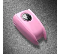 JDUYHS Car Key Fob Cover for Alfa Romeo Giulia Stelvio, Car Key Cover, Car Key Fob Protector, Key Fob Cover Replacement, Car Key Protector Shell Case, Car Keys Accessories,D Pink