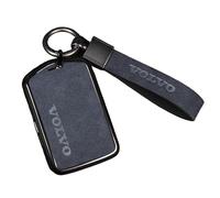 JDUYHS Car Key Fob Cover for Volvo XC60 S60 XC90 S90 V60 V90 XC40, Car Key Cover, Car Key Fob Protector, Key Fob Cover Replacement, Car Key Protector Shell Case, Car Keys Accessories,E Blue