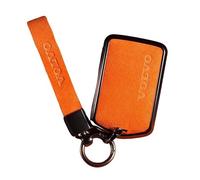 JDUYHS Car Key Fob Cover for Volvo XC60 S60 XC90 S90 V60 V90 XC40, Car Key Cover, Car Key Fob Protector, Key Fob Cover Replacement, Car Key Protector Shell Case, Car Keys Accessories,C Orange