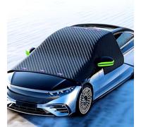 JDUYHS Car Windscreen Cover for Renault Latitude 2010-2015, Winter Snowproof Windshield Cover with Side Mirror Covers, All-Season Oxford Fabric Frost Guard for Cars/SUVs/Trucks,B Green