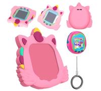 JDXFENG Silicone Cover Case for Tamagotchi Uni Protective Skin Sleeve Shockproof Waterproof Soft Case Cover with Finger Lanyard Protective Skin Sleeve for Tamagotchi Uni Virtual Pet Machine