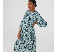 JDY Ace Print Midi Dress BLACK GEO EXTRA SMALL