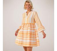 JDY Apollo 3/4 Sleeve Dress BLUE MULTI EXTRA SMALL