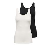 JdY ava JRS Tank Top Pack of 2, Black, S