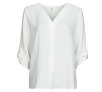 JDY Blouse JDYDIVYA 3/4 TOP WVN in White UK 14